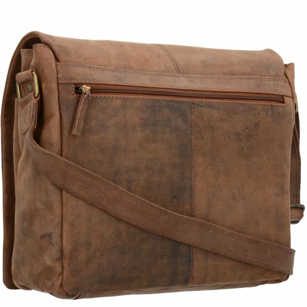 Best Greenland Nature Montenegro Messenger Leder 35 cm natur