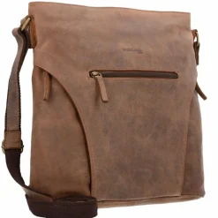 New Greenland Nature Montenegro Umhängetasche Leder 33 cm natur