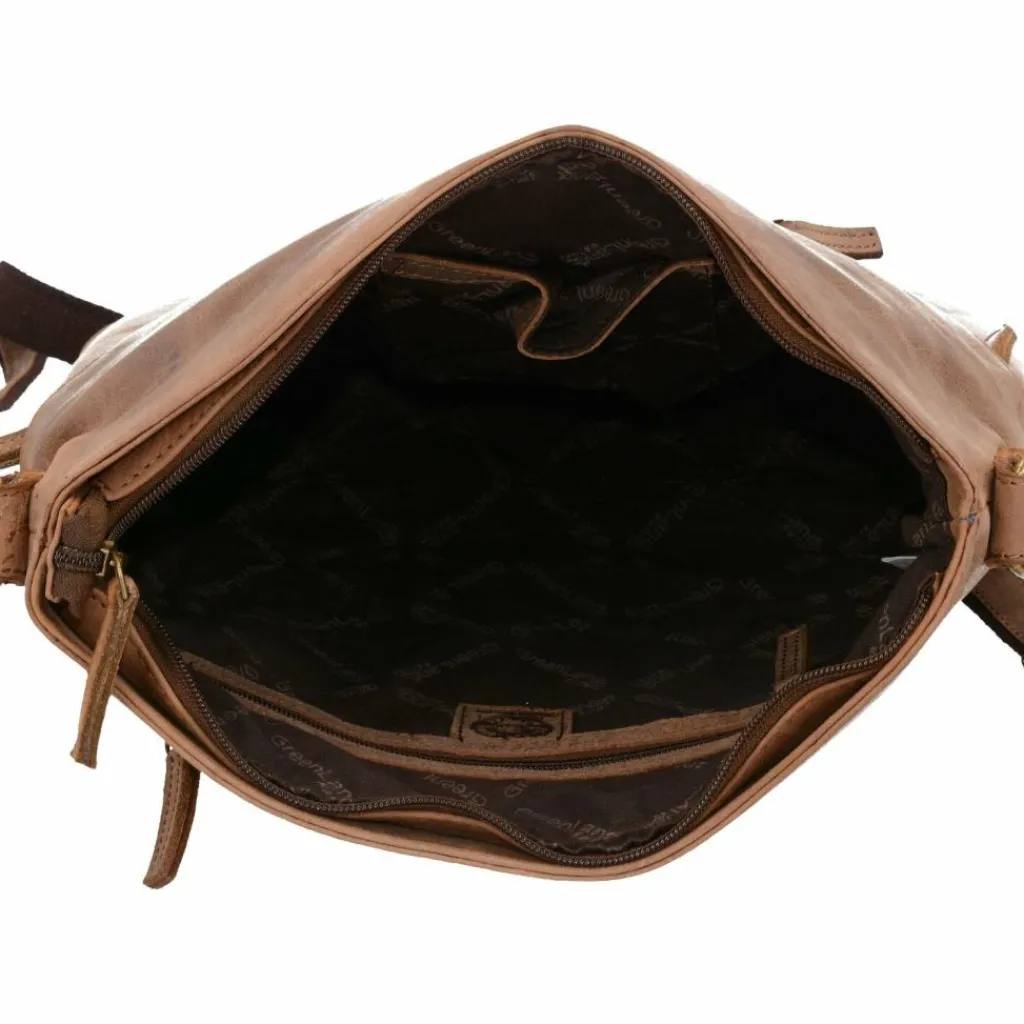 New Greenland Nature Montenegro Umhängetasche Leder 33 cm natur