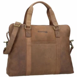 Greenland Nature Montenegro Aktentasche Leder 40 cm Laptopfach