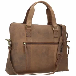 Greenland Nature Montenegro Aktentasche Leder 40 cm Laptopfach