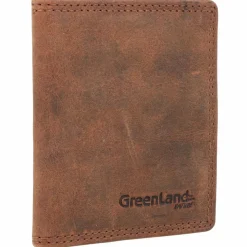Clearance Greenland Nature Montenegro Kreditkartenetui RFID Leder 8,5 cm braun