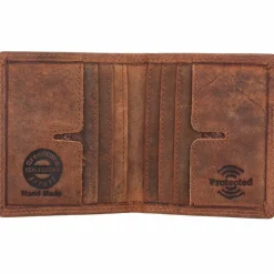 Clearance Greenland Nature Montenegro Kreditkartenetui RFID Leder 8,5 cm braun