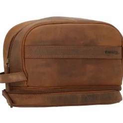 Greenland Nature Kulturbeutel<Montenegro Kulturbeutel Leder 24 cm natur