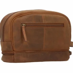 Greenland Nature Kulturbeutel<Montenegro Kulturbeutel Leder 24 cm natur