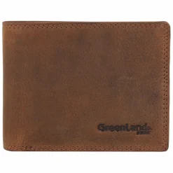 Greenland Nature Herrengeldbörsen Querformat<Montenegro Geldbörse RFID Leder 12 cm braun