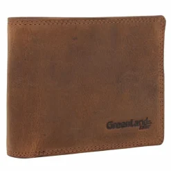 Greenland Nature Herrengeldbörsen Querformat<Montenegro Geldbörse RFID Leder 12 cm braun