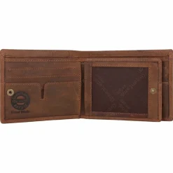 Greenland Nature Herrengeldbörsen Querformat<Montenegro Geldbörse RFID Leder 12 cm braun