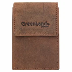 Greenland Nature Visitenkartenetuis<Montenegro Kreditkartenetui RFID Leder 6,5 cm braun