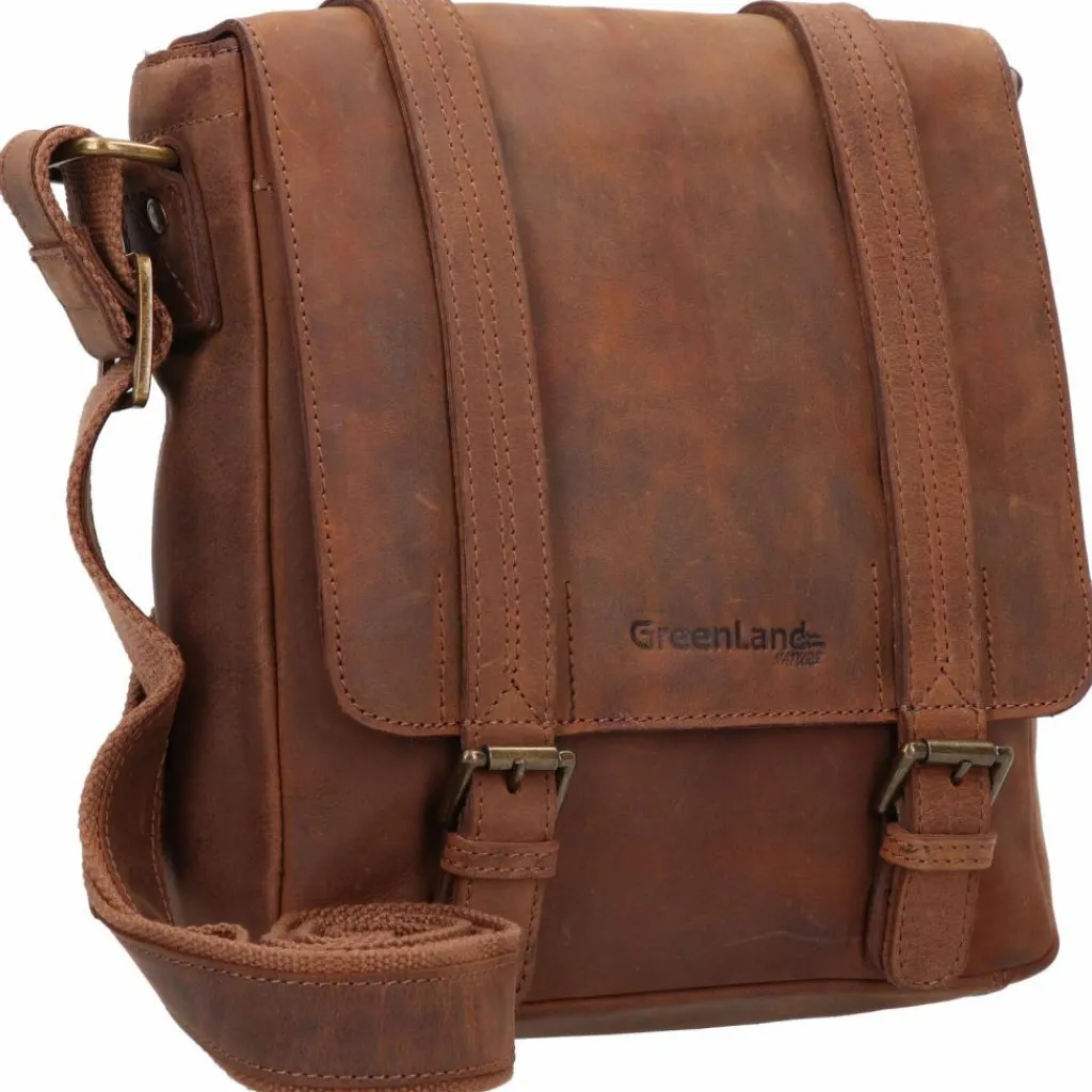 Greenland Nature Montenegro Umhängetasche RFID Leder 23 cm