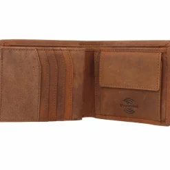 Greenland Nature Herrengeldbörsen Querformat<Montenegro Geldbörse RFID Leder 12 cm braun