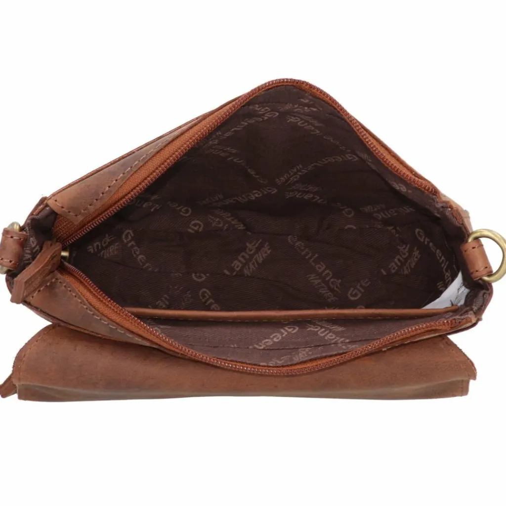 Online Greenland Nature Montenegro Umhängetasche Leder 12 cm braun