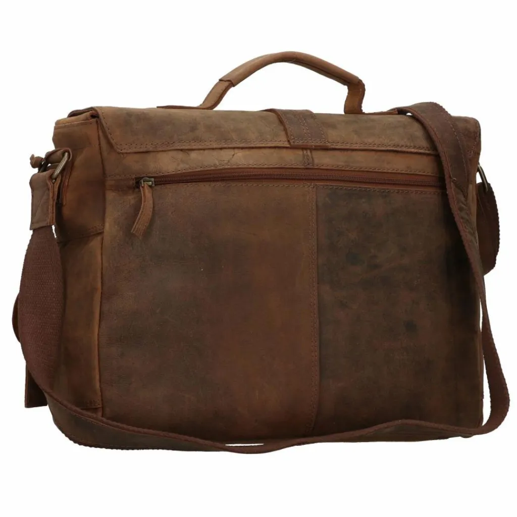 Greenland Nature Aktentaschen<Montenegro Aktentasche Leder 37 cm natur