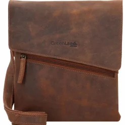 Clearance Greenland Nature Montenegro Umhängetasche Leder 23 cm braun