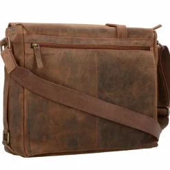 Best Greenland Nature Montenegro Umhängetasche Leder 39 cm natur