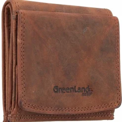Greenland Nature Herrengeldbörsen Querformat<Montenegro Geldbörse RFID Leder 10 cm braun