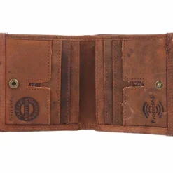 Greenland Nature Herrengeldbörsen Querformat<Montenegro Geldbörse RFID Leder 10 cm braun