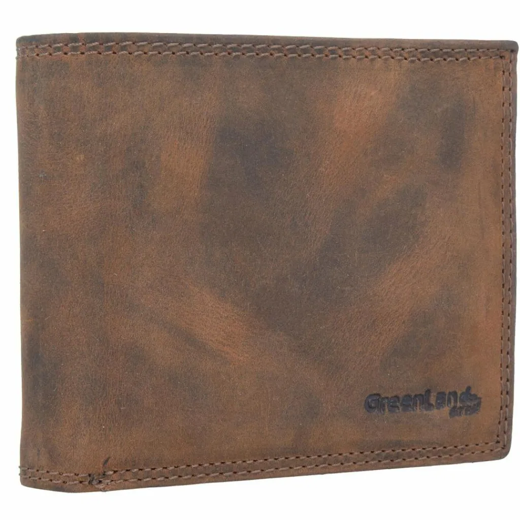Greenland Nature Herrengeldbörsen Querformat<Montenegro Geldbörse RFID Leder 12 cm natur