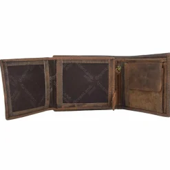 Greenland Nature Herrengeldbörsen Querformat<Montenegro Geldbörse RFID Leder 12 cm natur