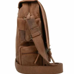 Outlet Greenland Nature Montenegro Messenger Leder 31 cm Laptopfach natur