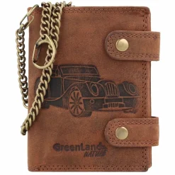 Herren Greenland Nature Montenegro Geldbörse RFID Leder 9 cm