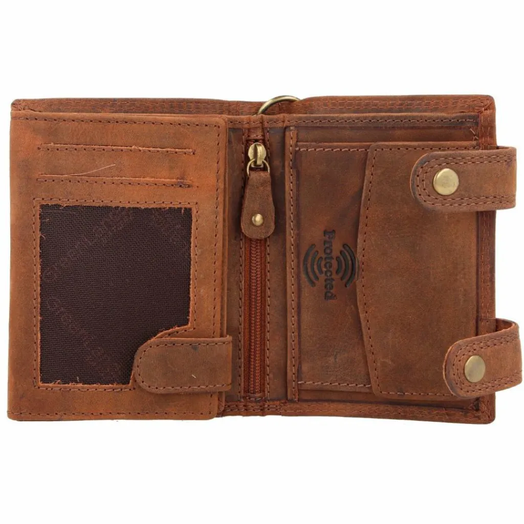 Herren Greenland Nature Montenegro Geldbörse RFID Leder 9 cm