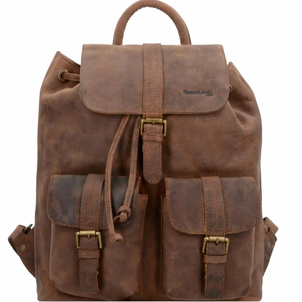 Sale Greenland Nature Montenegro Rucksack Leder 40 cm natur