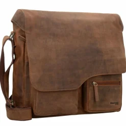 Greenland Nature Messenger Bags<Montenegro Messenger Leder 40 cm natur