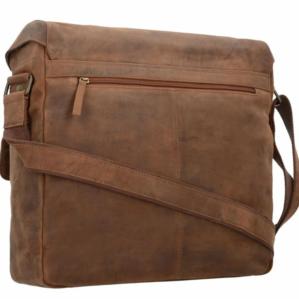 Greenland Nature Messenger Bags<Montenegro Messenger Leder 40 cm natur