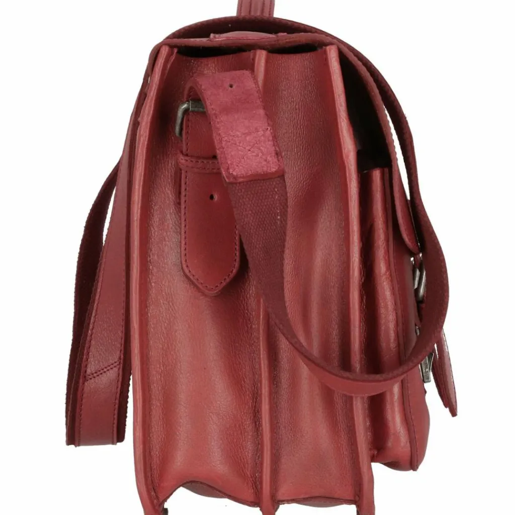 Best Greenland Nature Nature Aktentasche Leder 39 cm bordeaux