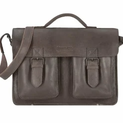 New Greenland Nature Nature Aktentasche Leder 40 cm grey