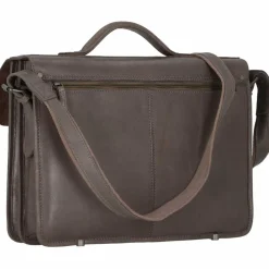 New Greenland Nature Nature Aktentasche Leder 40 cm grey