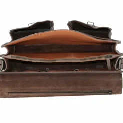 New Greenland Nature Nature Aktentasche Leder 40 cm grey