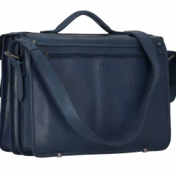 Greenland Nature Aktentaschen<Nature Aktentasche Leder 40 cm navy