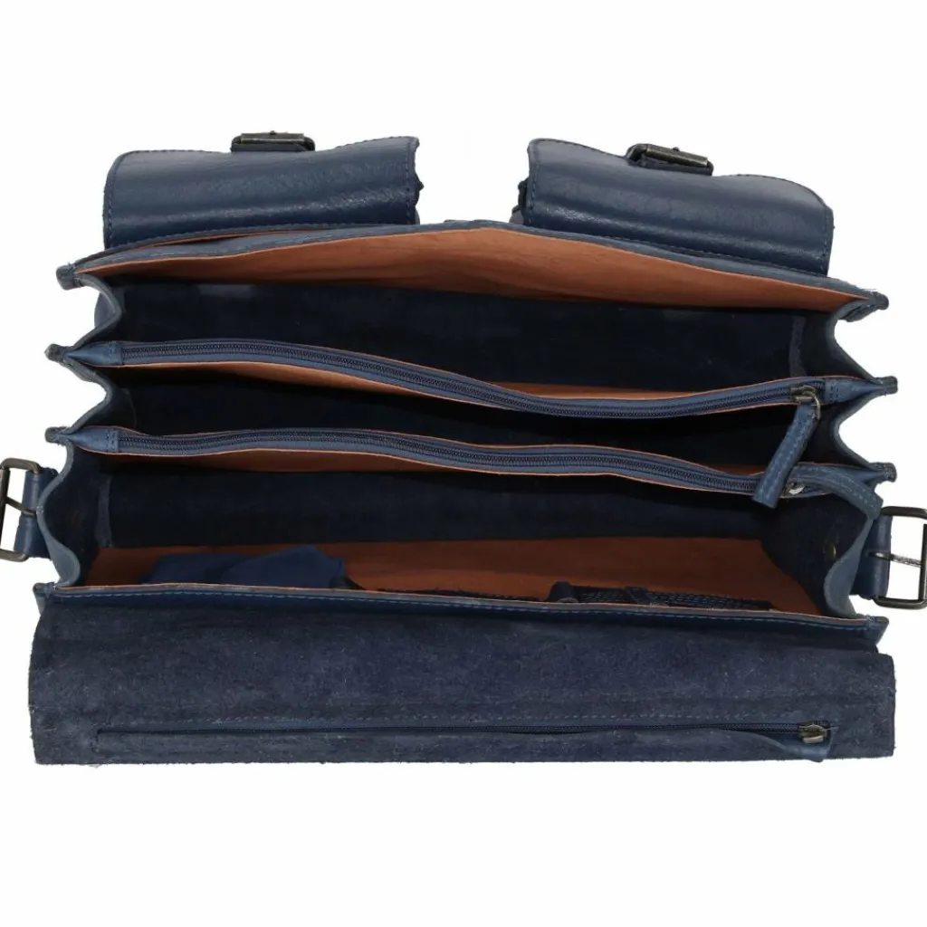 Greenland Nature Aktentaschen<Nature Aktentasche Leder 40 cm navy