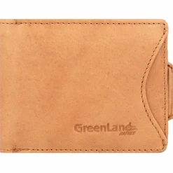 Greenland Nature Herrengeldbörsen Querformat<Nature Geldbörse RFID Leder 10 cm braun