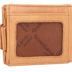 Greenland Nature Herrengeldbörsen Querformat<Nature Geldbörse RFID Leder 10 cm braun