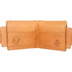 Greenland Nature Herrengeldbörsen Querformat<Nature Geldbörse RFID Leder 10 cm braun