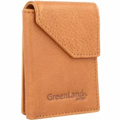 Greenland Nature Herrengeldbörsen Hochformat<Nature Geldbörse RFID Leder 7 cm cognac