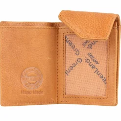 Greenland Nature Herrengeldbörsen Hochformat<Nature Geldbörse RFID Leder 7 cm cognac