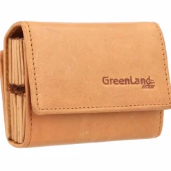 Greenland Nature Visitenkartenetuis<Nature Kreditkartenetui RFID Leder 10 cm braun