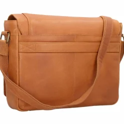 Greenland Nature Messenger Bags<Nature Messenger Leder 39 cm Laptopfach braun