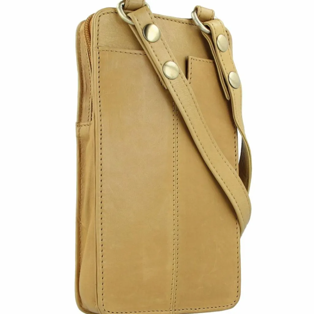 Greenland Nature Nature Soft Handytasche Geldbörse Leder 11 cm safran