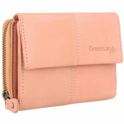Greenland Nature Damengeldbörsen Querformat<Nature Soft Geldbörse RFID Leder 13 cm flamingo