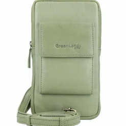 Greenland Nature Handytaschen<Nature Soft Handytasche Leder 11 cm pistazie