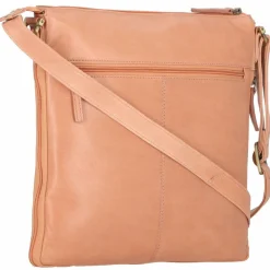 Best Greenland Nature Nature Umhängetasche Leder 28 cm flamingo