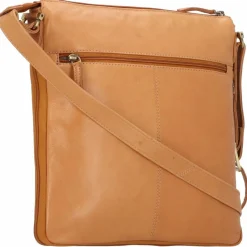 Best Greenland Nature Nature Umhängetasche Leder 28 cm mandarine