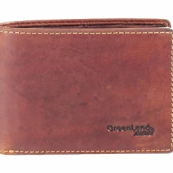Herren Greenland Nature Rubin Geldbörse Leder 10,5 cm