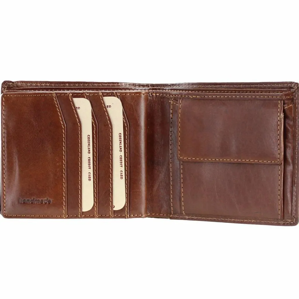 Herren Greenland Nature Rubin Geldbörse Leder 12,5 cm