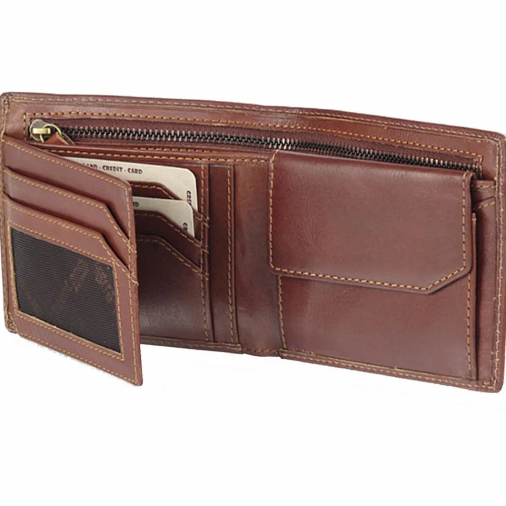 Damen Greenland Nature Rubin Geldbörse Leder 11,5 cm